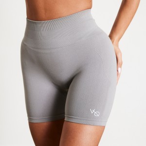 Vanquish Fitness Elevate Seamless Smoke Grey Shorts Grå | 8903-ATRED