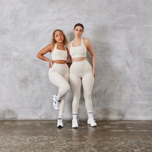 Vanquish Fitness Enhance Nude Leggings Nude | 6847-HSIYE