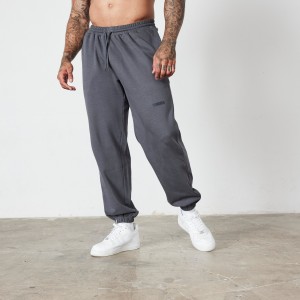 Vanquish Fitness Essential Denim Blue Oversized Sweatpants Blå | 6327-KPCHG