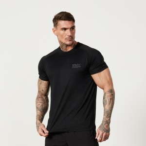 Vanquish Fitness Utility Black T Shirt Svarta | 4782-JDIST