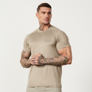 Vanquish Fitness Utility Stone T Shirt Stone | 5463-SDYFL