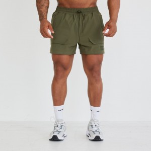 Vanquish Fitness Utility V3 Khaki 4" Shorts Khaki | 3175-YHPTU