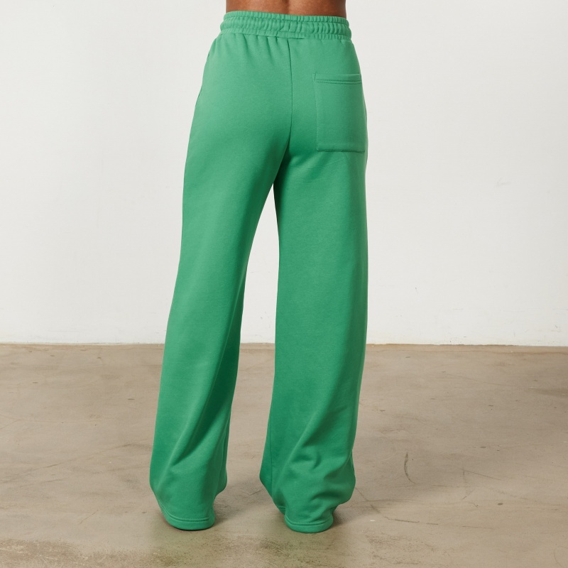 Vanquish Fitness Apple Green Rejuvenate Breda Leg Oversized Sweatpants Gröna | 0254-MLFUP