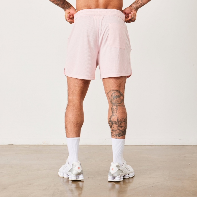 Vanquish Fitness BTY Himalayan Pink Mesh Shorts Rosa | 7620-KXWVM