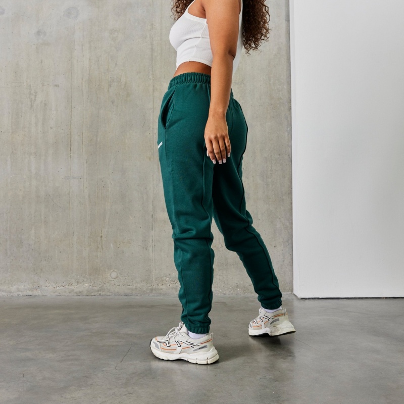 Vanquish Fitness Balance Green Pintuck Sweatpants Gröna | 5943-HXMTI