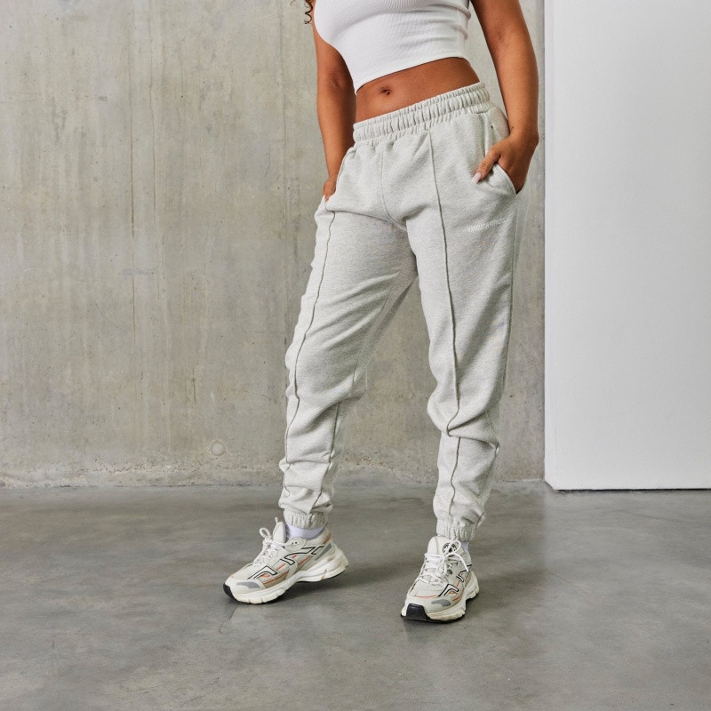 Vanquish Fitness Balance Oat Marl Pintuck Sweatpants Oat Marl | 4029-ZLOST