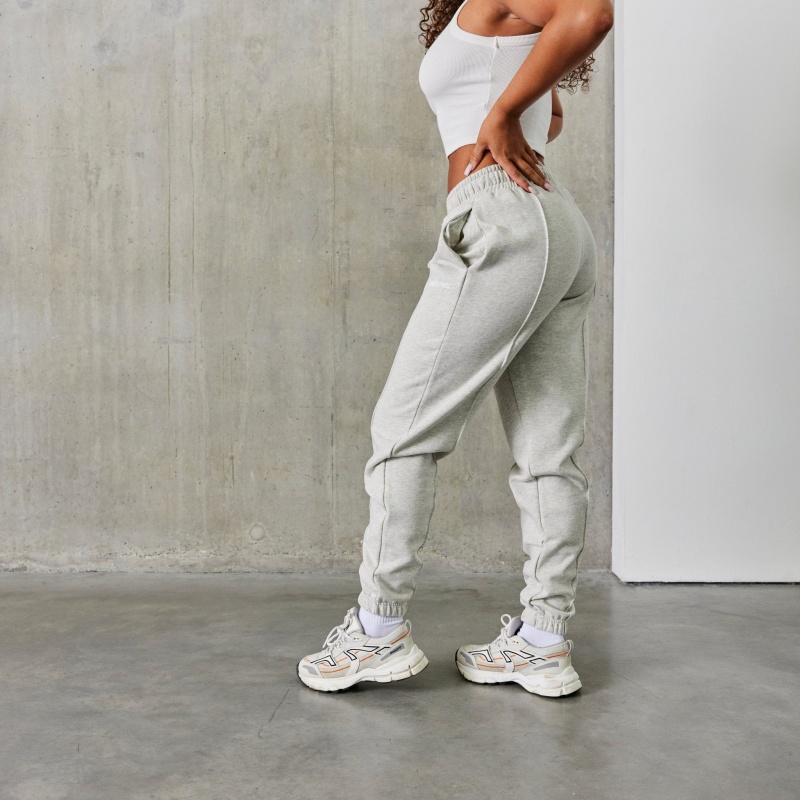 Vanquish Fitness Balance Oat Marl Pintuck Sweatpants Oat Marl | 4029-ZLOST