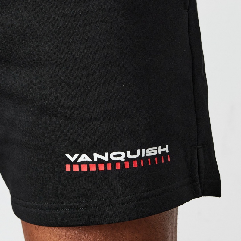 Vanquish Fitness Black Athletics Division Shorts Svarta | 6512-IXAVP