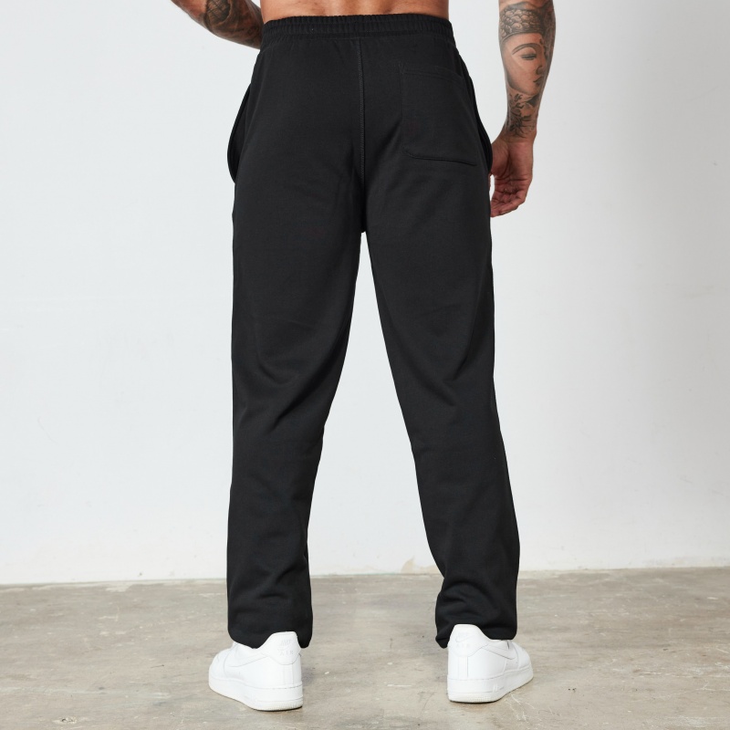 Vanquish Fitness Black Signature Kollektion Hetero Leg Sweatpants Svarta | 5320-DFTYM