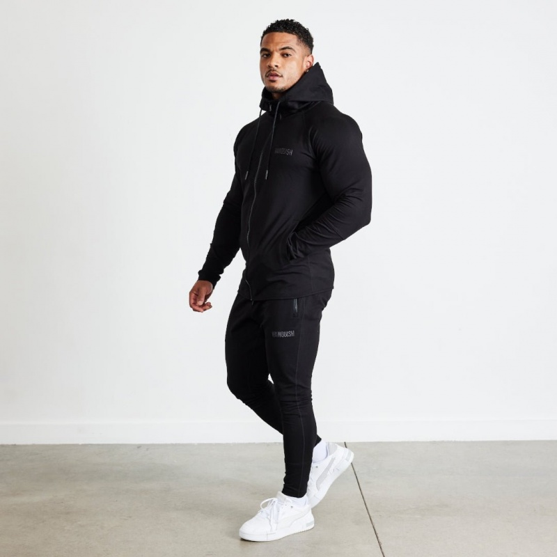 Vanquish Fitness Eclipse V2 Black Tapered Sweatpants Svarta | 1276-GILHE