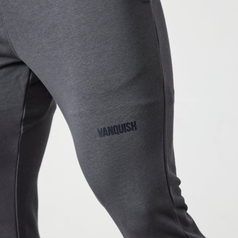 Vanquish Fitness Essential Denim Blue Tapered Fit Sweatpants Blå | 3816-LUXDY