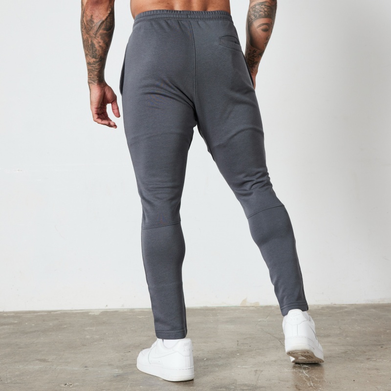 Vanquish Fitness Essential Denim Blue Tapered Fit Sweatpants Blå | 3816-LUXDY