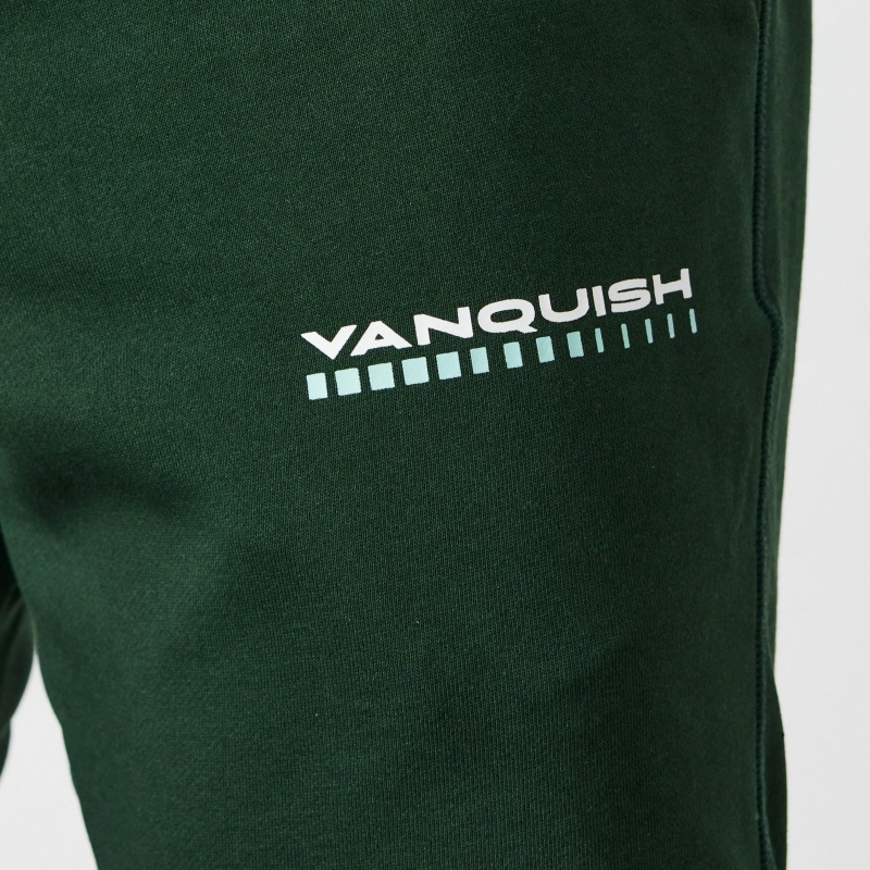 Vanquish Fitness Green Athletics Division Tapered Sweatpants Gröna | 1329-XPVJS