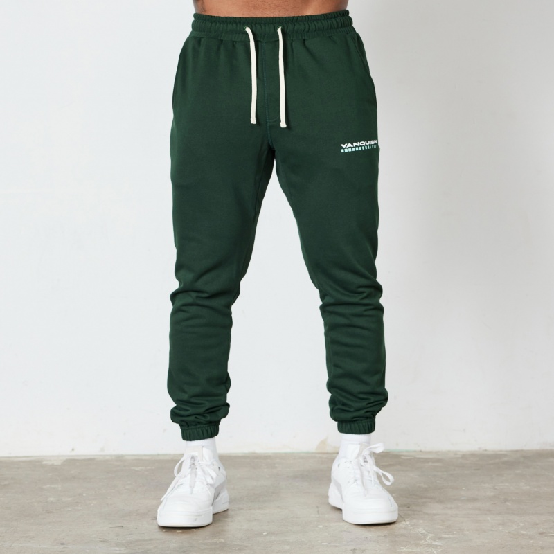 Vanquish Fitness Green Athletics Division Tapered Sweatpants Gröna | 1329-XPVJS