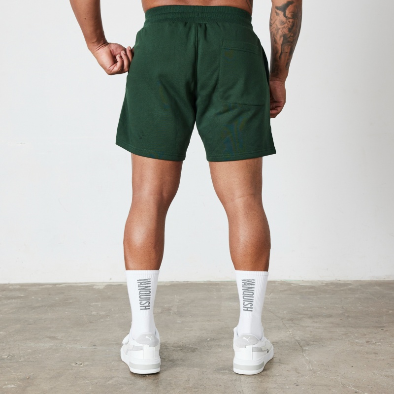 Vanquish Fitness Green Athletics Division Shorts Gröna | 8049-FNMLA