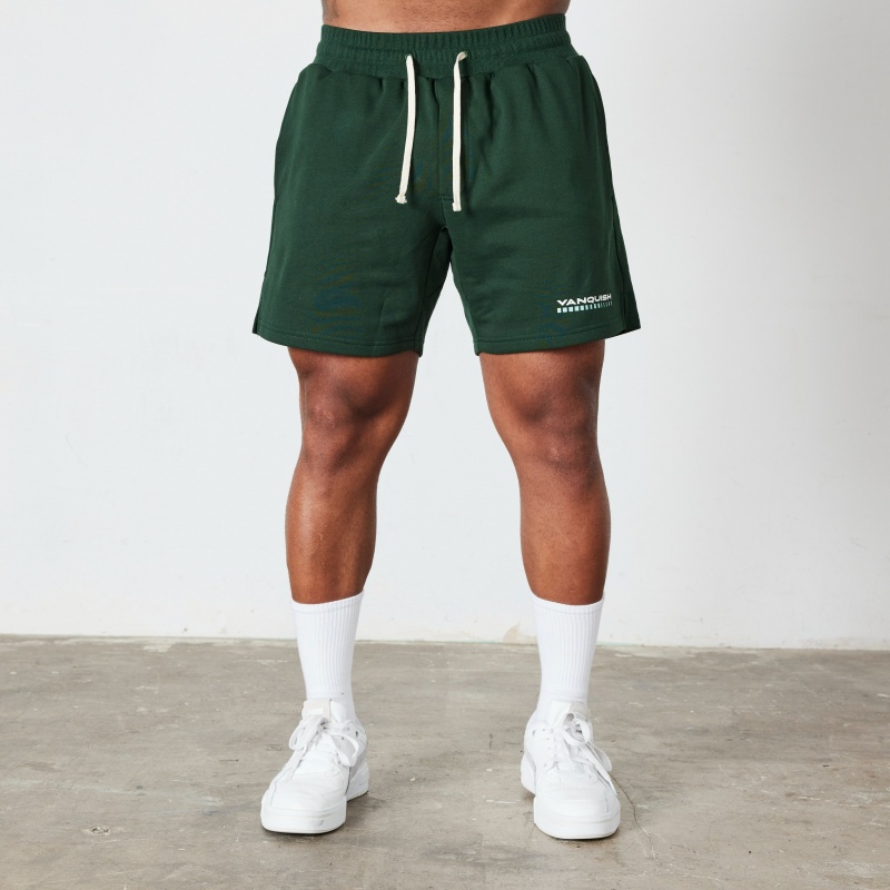 Vanquish Fitness Green Athletics Division Shorts Gröna | 8049-FNMLA