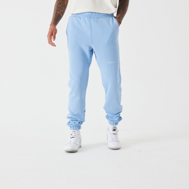 Vanquish Fitness Heavyweight Division Blue Tapered Sweatpants Blå | 7491-SHZBE