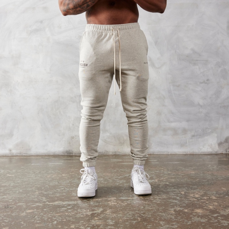 Vanquish Fitness Oat Marl Unconquerable Tapered Sweatpants Oat Marl | 7381-HPKLW