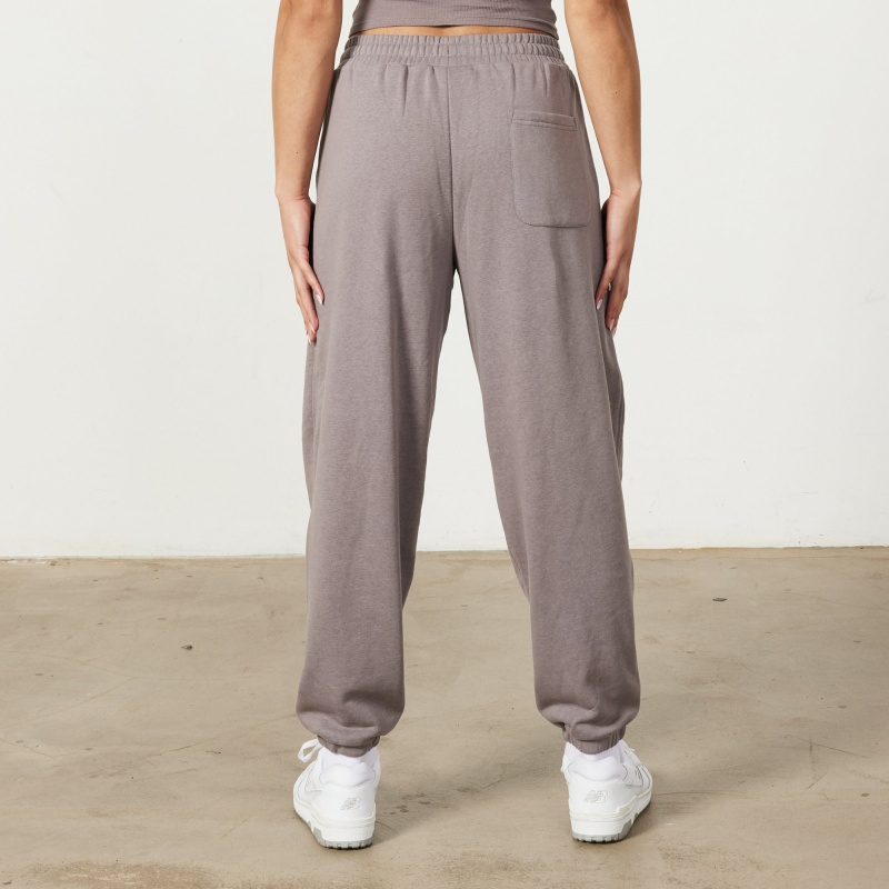 Vanquish Fitness Restore Cinder Brown Oversized Sweatpants Bruna | 1932-DVGKL