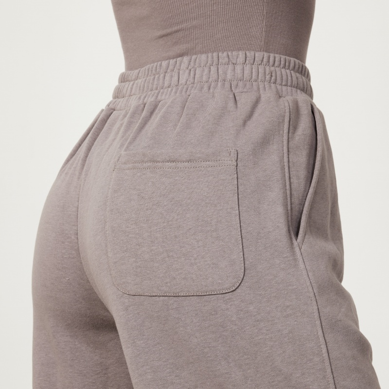 Vanquish Fitness Restore Cinder Brown Oversized Sweatpants Bruna | 1932-DVGKL