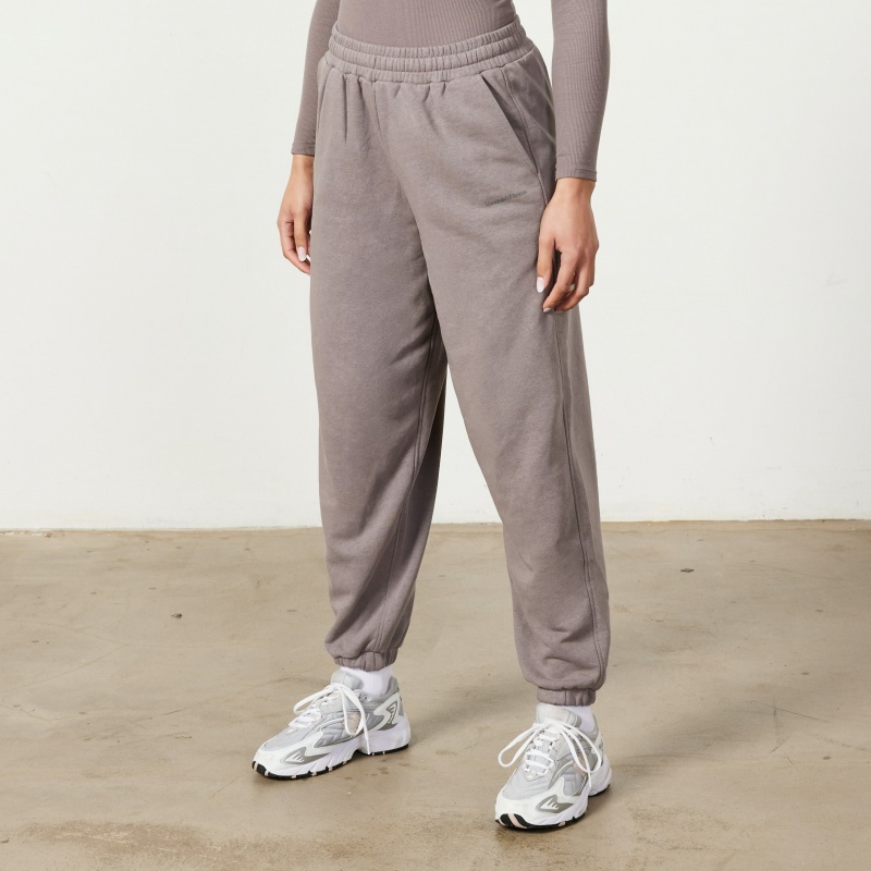 Vanquish Fitness Restore Cinder Brown Oversized Sweatpants Bruna | 1932-DVGKL