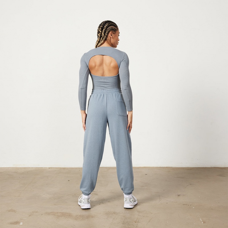 Vanquish Fitness Restore Slate Grey Oversized Sweatpants Grå | 5936-KOCMW