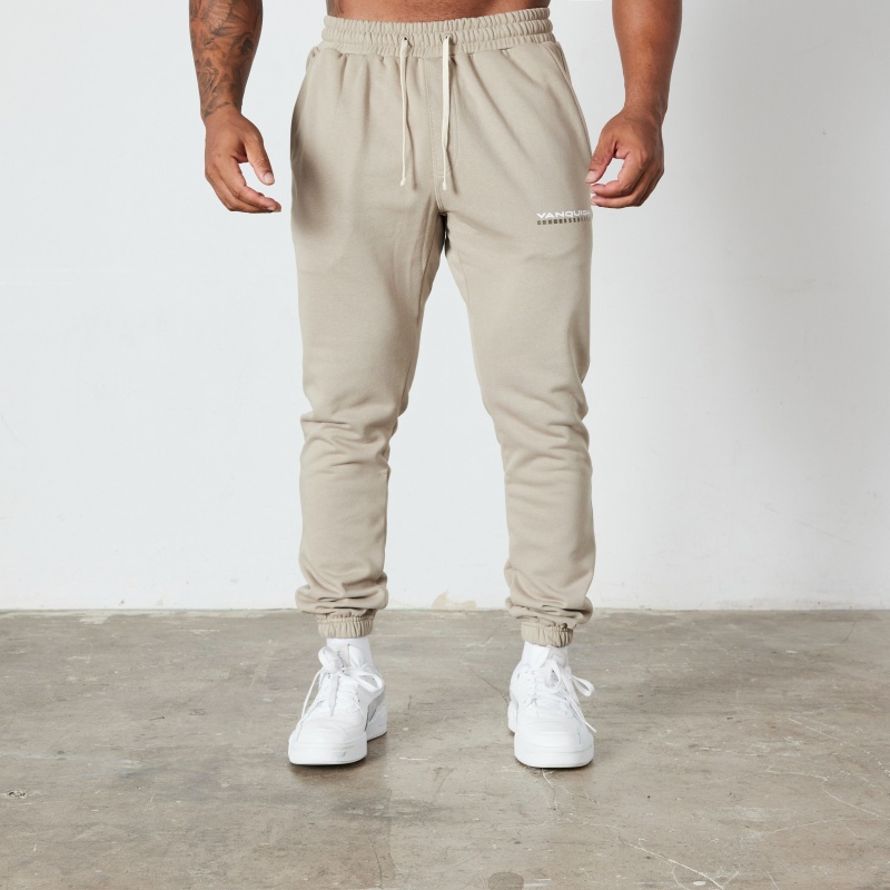 Vanquish Fitness Stone Athletics Division Tapered Sweatpants Stone | 0593-BTGEY