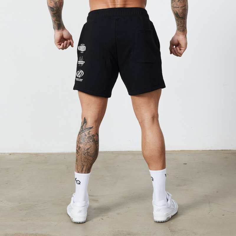 Vanquish Fitness TSP Black 2023 Collective Shorts Svarta | 2587-PXCFJ