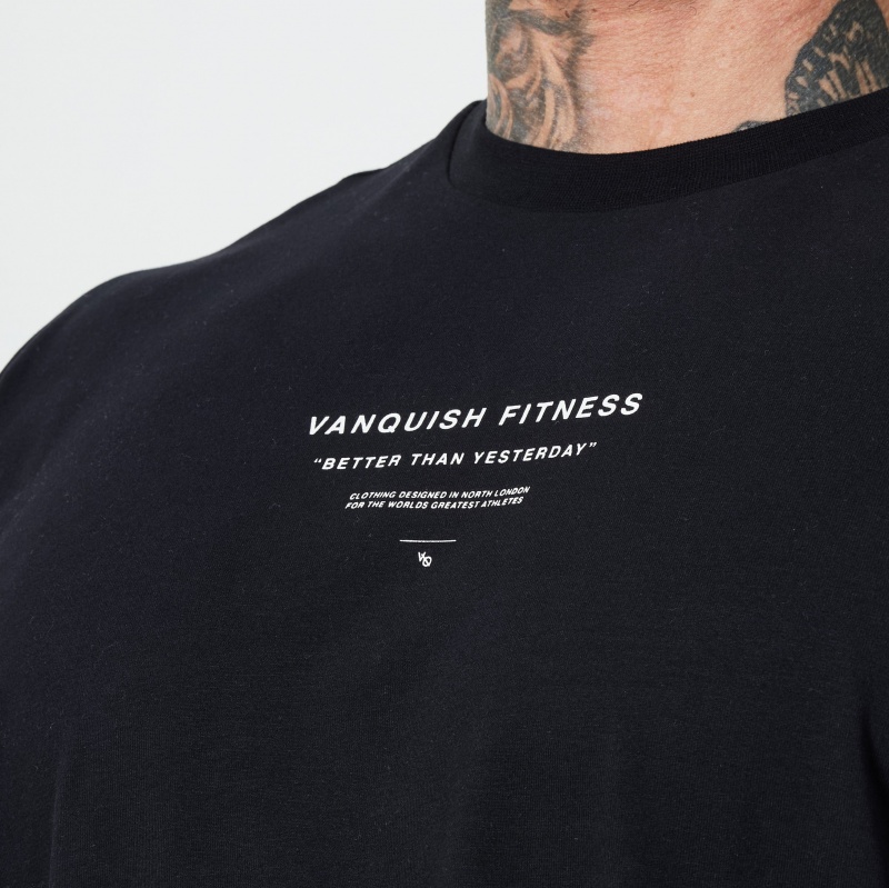 Vanquish Fitness TSP Black 2023 Collective Oversized T Shirt Svarta | 5679-HDWJX