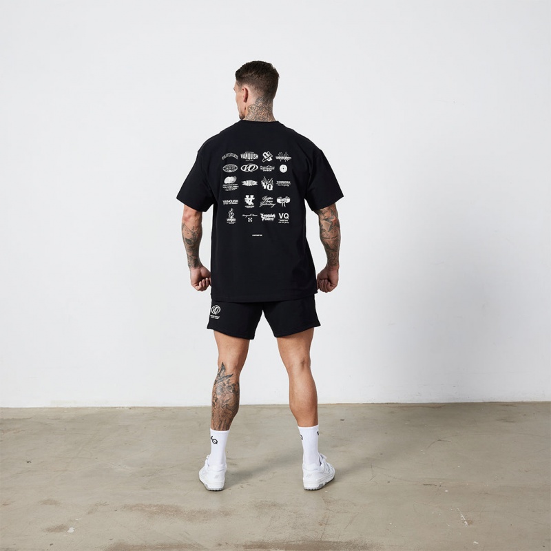 Vanquish Fitness TSP Black 2023 Collective Oversized T Shirt Svarta | 5679-HDWJX