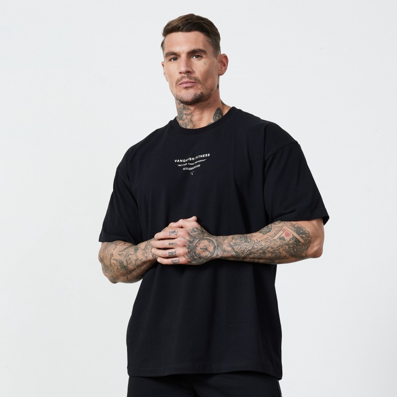 Vanquish Fitness TSP Black 2023 Collective Oversized T Shirt Svarta | 5679-HDWJX