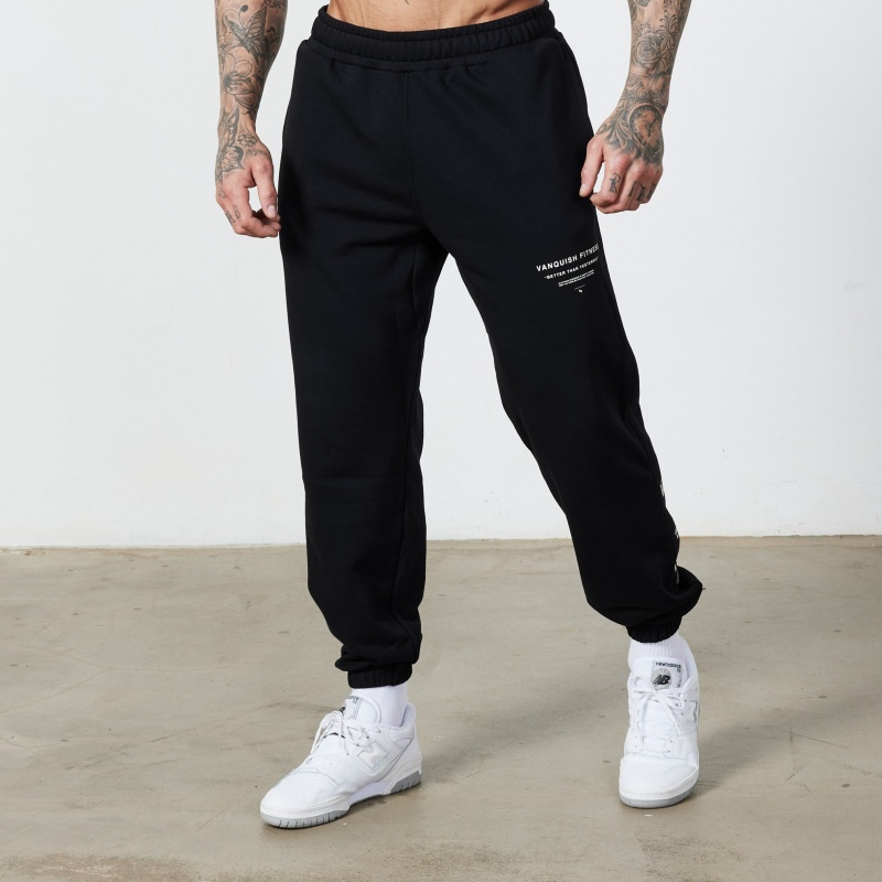 Vanquish Fitness TSP Black 2023 Collective Oversized Sweatpants Svarta | 2593-JLNXM