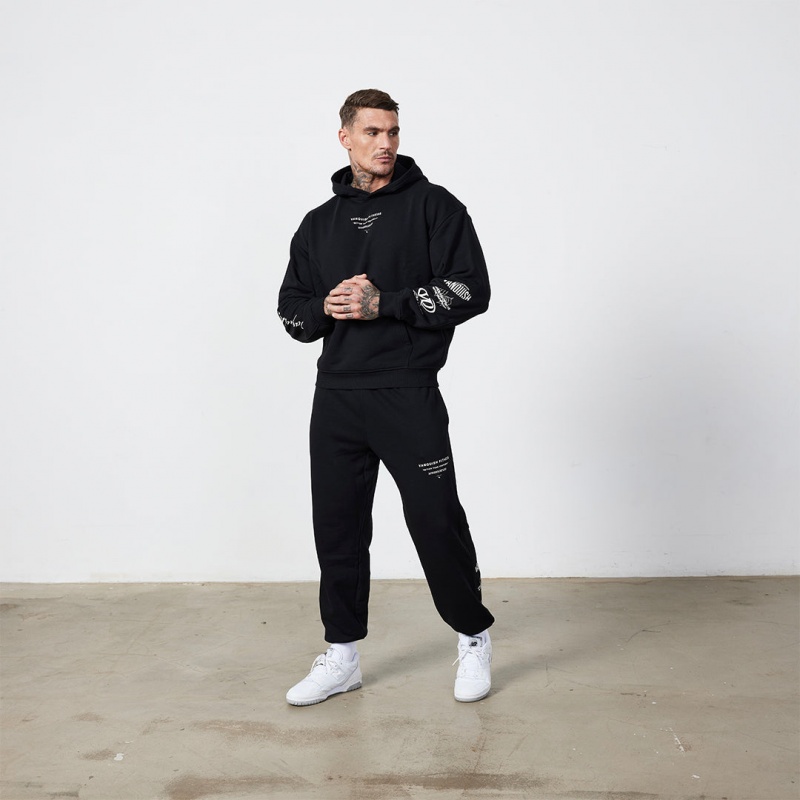 Vanquish Fitness TSP Black 2023 Collective Oversized Pullover Hoodie Svarta | 8265-WYOGM