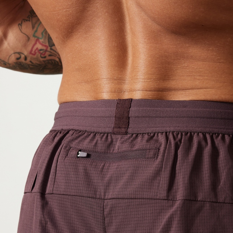 Vanquish Fitness Utility Plum Performance Shorts Plum | 3786-VOUEI