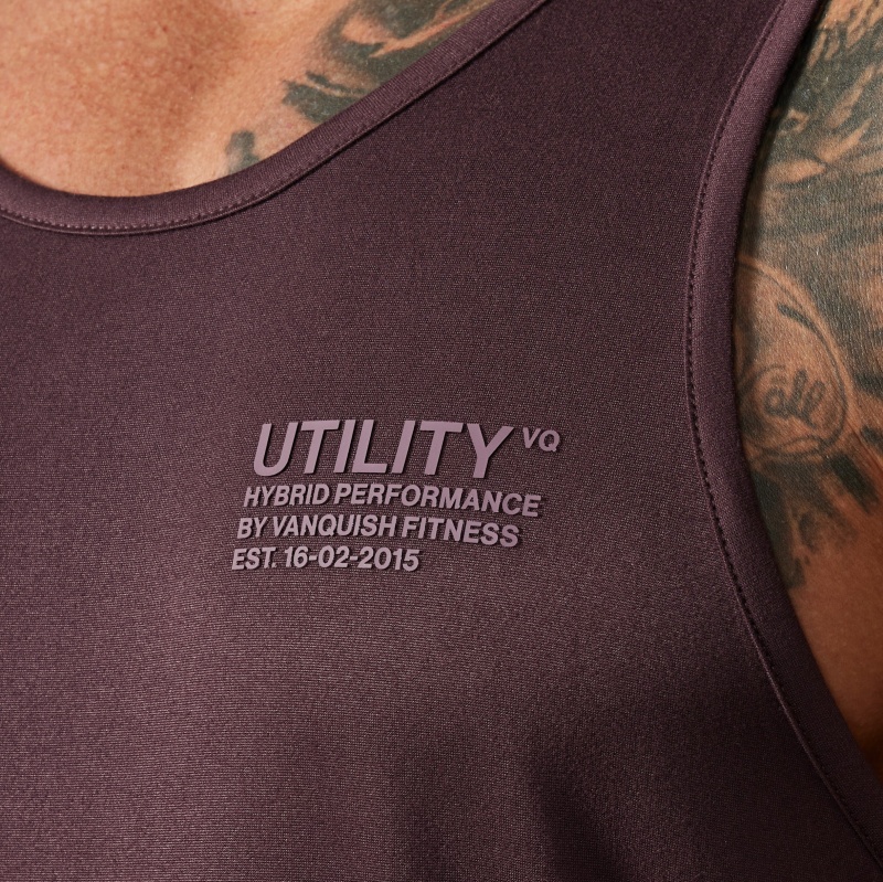 Vanquish Fitness Utility Plum Tank Plum | 8591-UYWKA