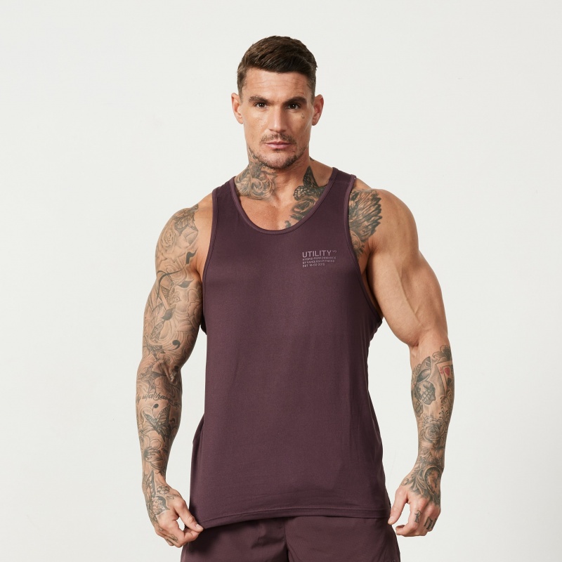 Vanquish Fitness Utility Plum Tank Plum | 8591-UYWKA