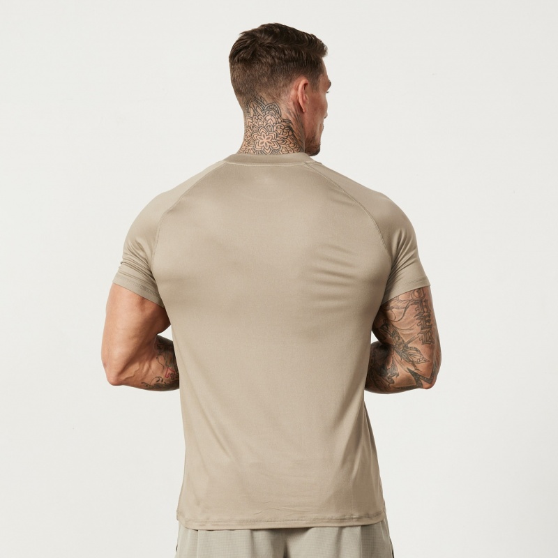 Vanquish Fitness Utility Stone T Shirt Stone | 5463-SDYFL