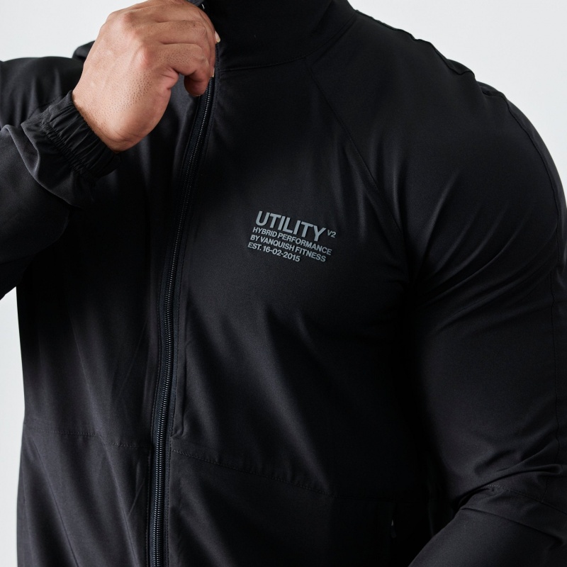 Vanquish Fitness Utility V2 Black Jacket Svarta | 5709-DXSIU