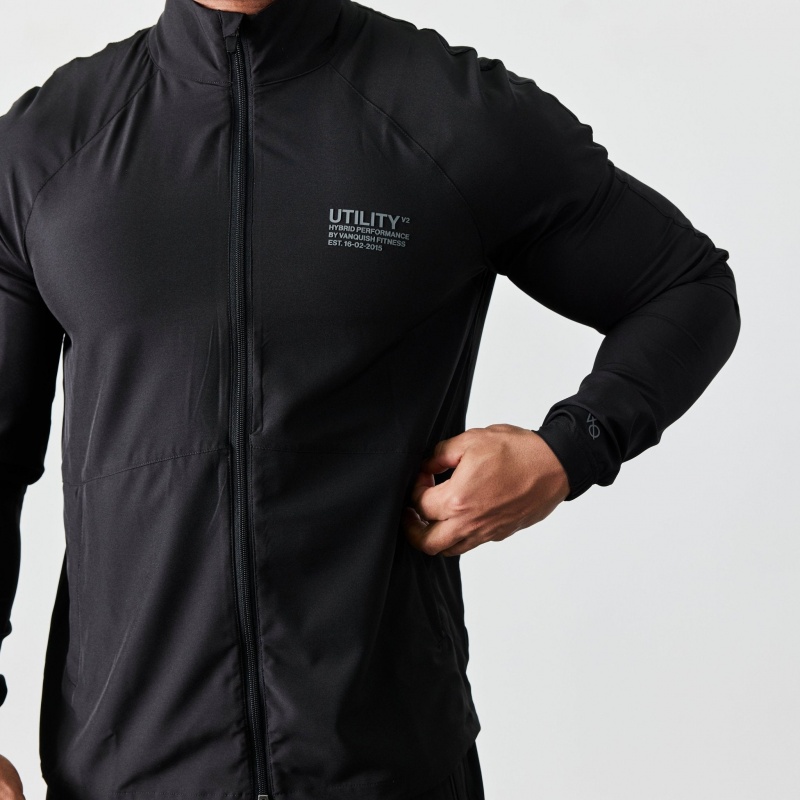 Vanquish Fitness Utility V2 Black Jacket Svarta | 5709-DXSIU