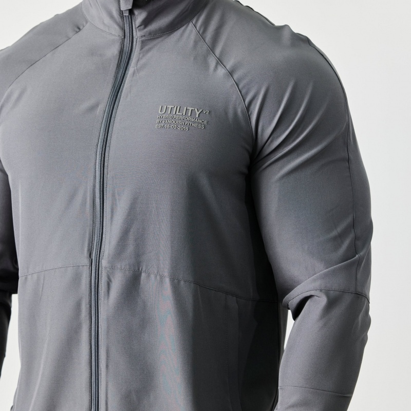 Vanquish Fitness Utility V2 Grey Jacket Grå | 0185-GDEFX