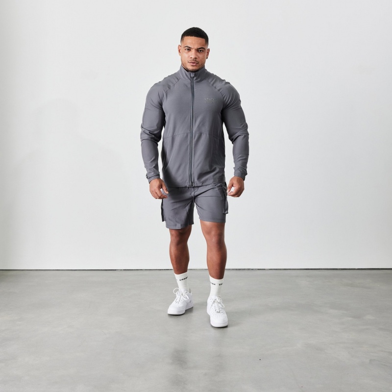 Vanquish Fitness Utility V2 Grey Jacket Grå | 0185-GDEFX