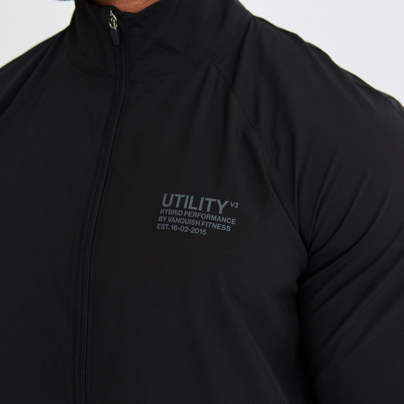 Vanquish Fitness Utility V3 Black Jacket Svarta | 8160-EDQIR