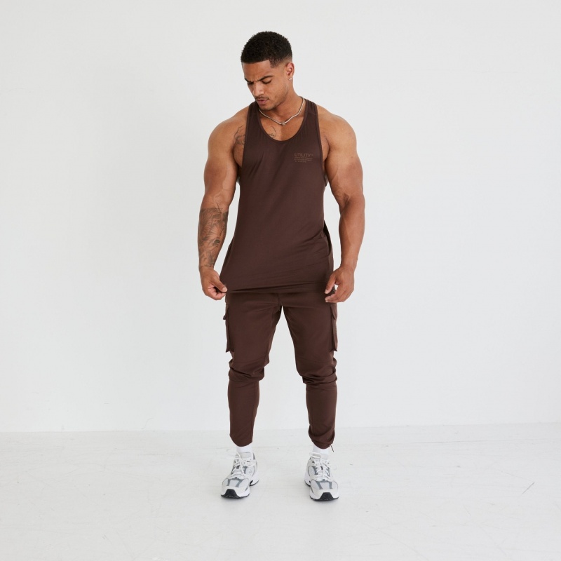 Vanquish Fitness Utility V3 Brown Tank Bruna | 1038-FNGEY