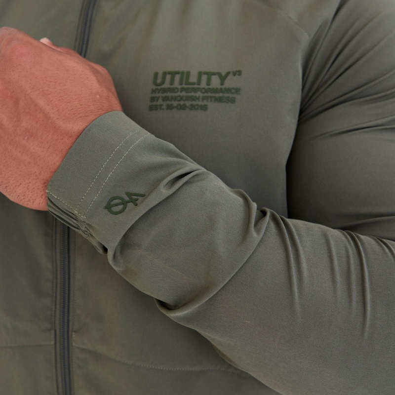 Vanquish Fitness Utility V3 Khaki Jacket Khaki | 8254-CXNTA