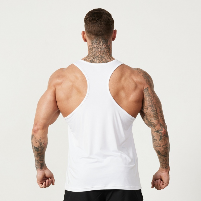 Vanquish Fitness Utility White Tank Vita | 1839-FXQLV