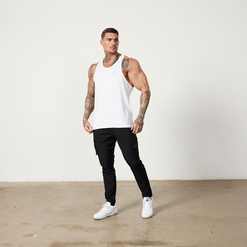 Vanquish Fitness Utility White Tank Vita | 1839-FXQLV